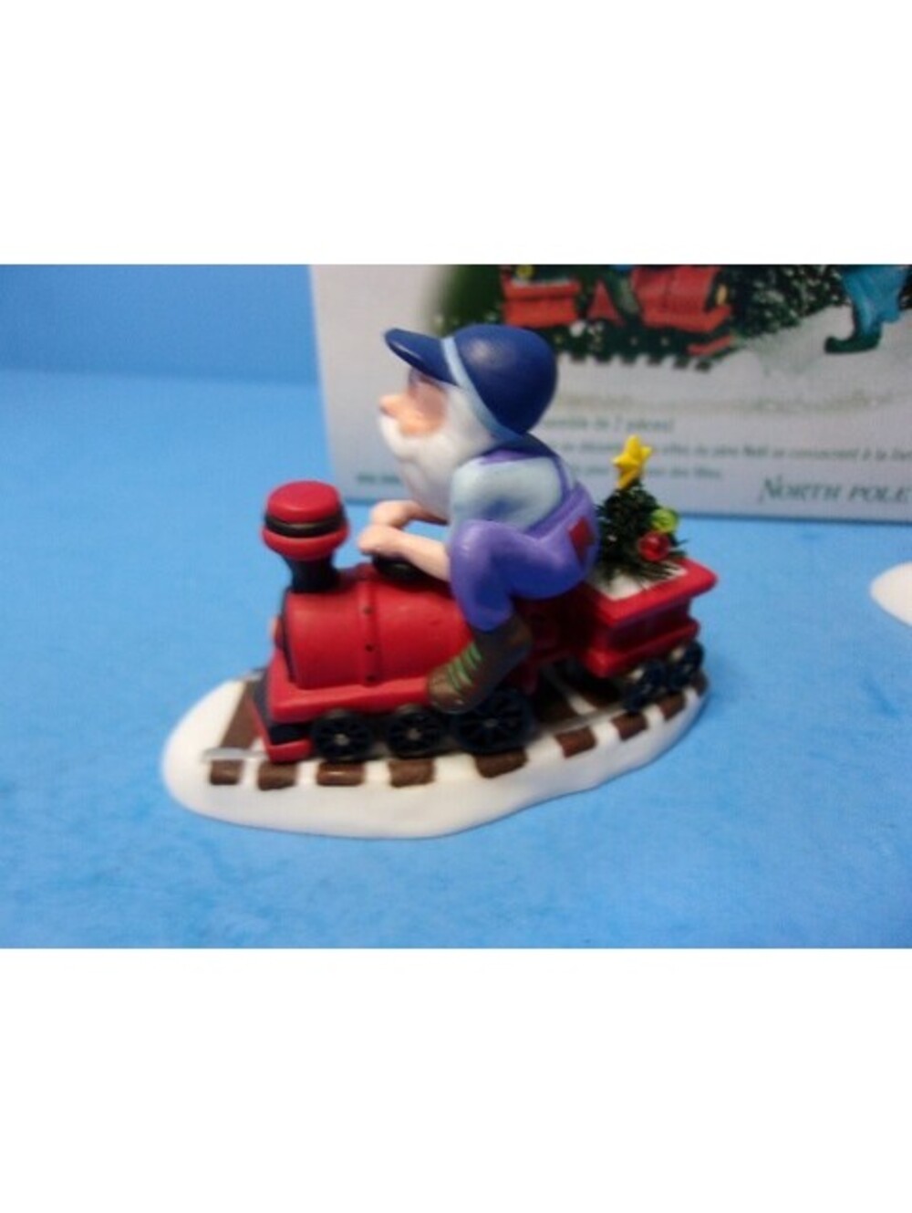 Dept 56 All Aboard #56803 North Pole Series Elves Train Set of 2 Retired IOB - Picture 3 of 7